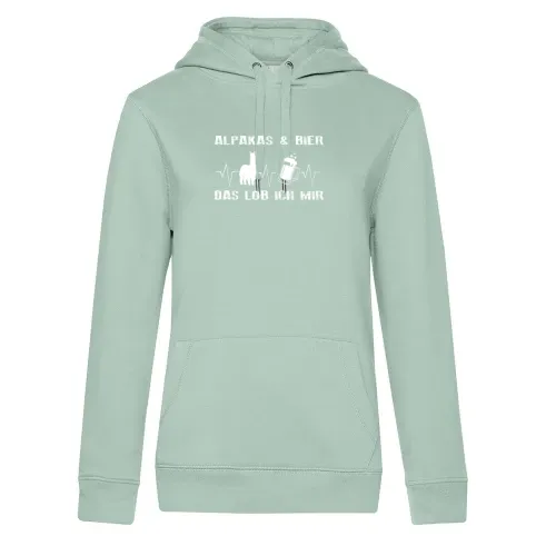 Lama Alpaka Spruch für Alpakazüchter Biertrinker Hoodie