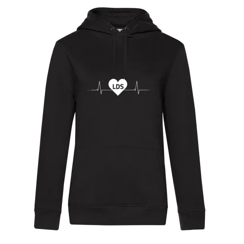 Landkreis Dahme-spreewald LDS Nummernschild Herzschlag Frauen Hoodie Landkreis Dahme-spreewald LDS Nummernschild Herzschlag Hoodie