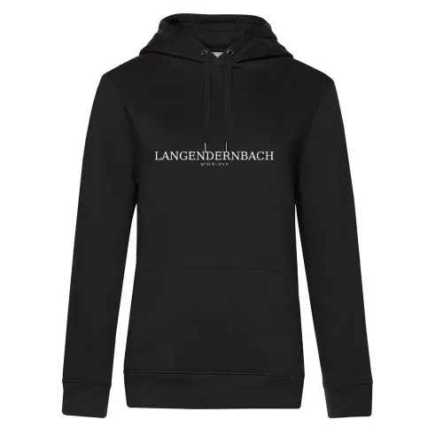 Langendernbach Koordinaten Frauen Hoodie Langendernbach Koordinaten Hoodie
