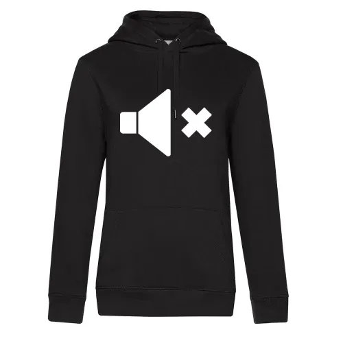 Lautsprecher Icon aus Frauen Hoodie