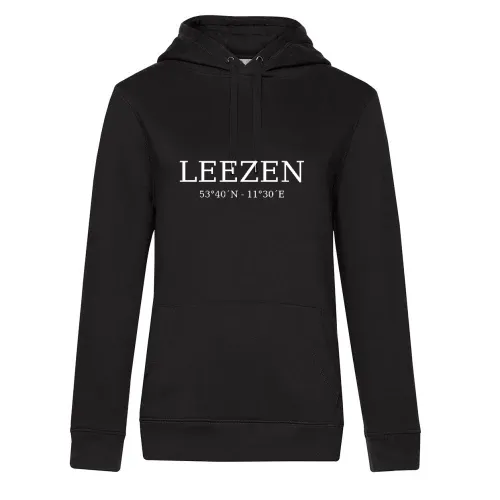 Leezen Koordinaten Frauen Hoodie Leezen Koordinaten Hoodie