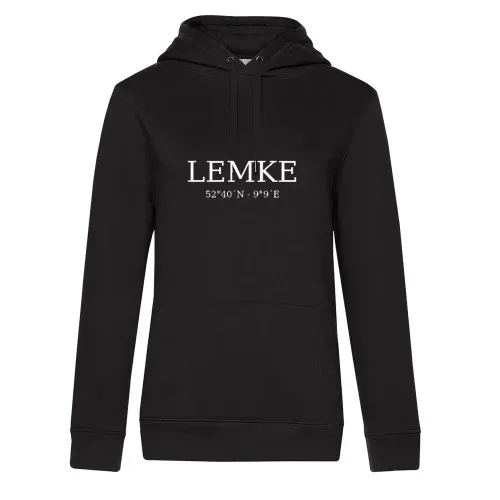 Lemke Koordinaten Frauen Hoodie Lemke Koordinaten Hoodie