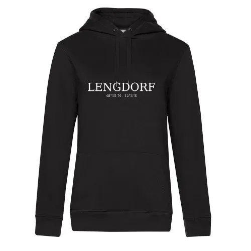 Lengdorf Koordinaten Frauen Hoodie Lengdorf Koordinaten Hoodie