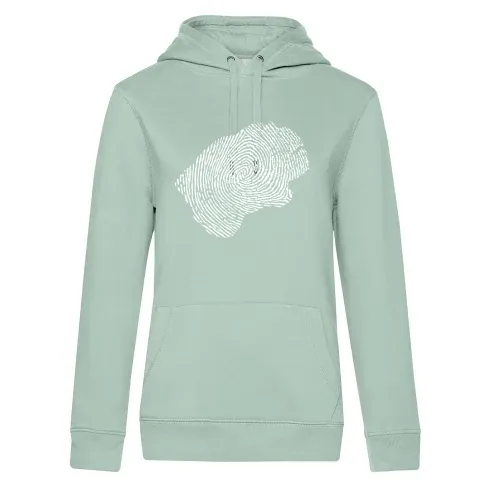 Lesotho Fingerabdruck Frauen Hoodie Lesotho Fingerabdruck Hoodie