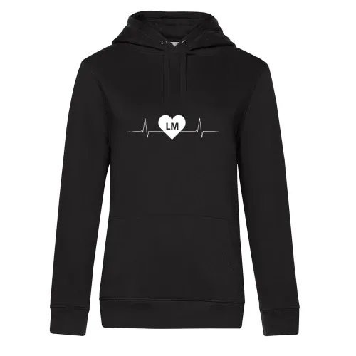 Limburg LM Nummernschild Herzschlag Hoodie Frauen Queen Hooded