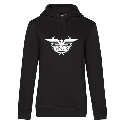 Lorbeerkranz Aquila Adler SPQR Rom Frauen Hoodie