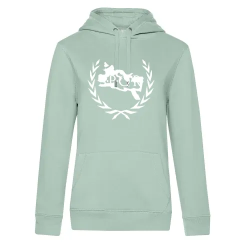 Lorbeerkranz SPQR Rom Umriss Frauen Hoodie
