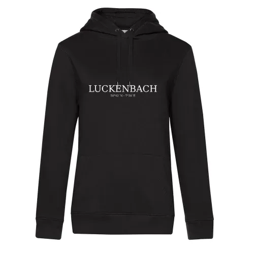 Luckenbach Koordinaten Frauen Hoodie Luckenbach Koordinaten Hoodie