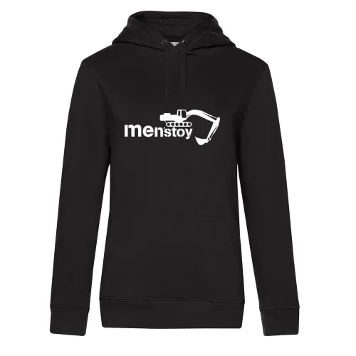 Männerspielzeug Bagger Frauen Hoodie