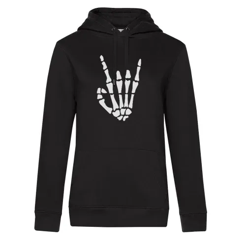 Mano cornuta aus Knochen Hoodie