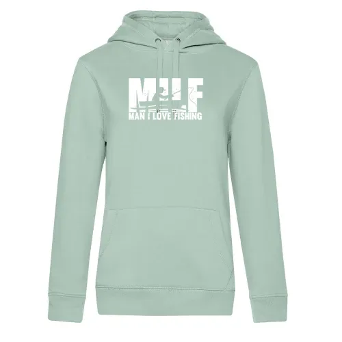 MILF Lustiges Angler Design Hoodie Frauen Queen Hooded
