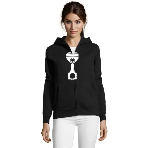 Motorkolben Herz Frauen Hoodie