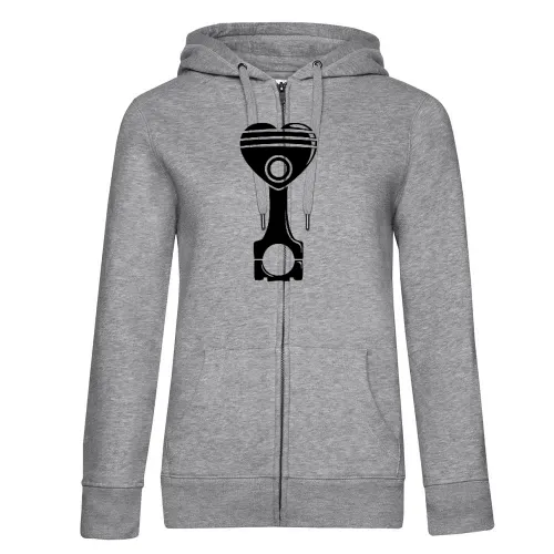 Motorkolben Herz Frauen Hoodie