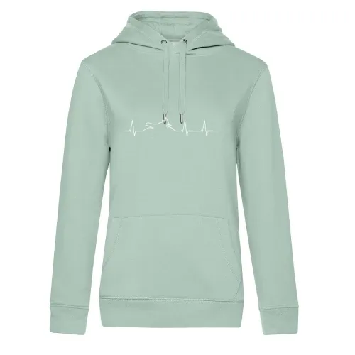 Motorrad Adventure Herzschlag Hoodie