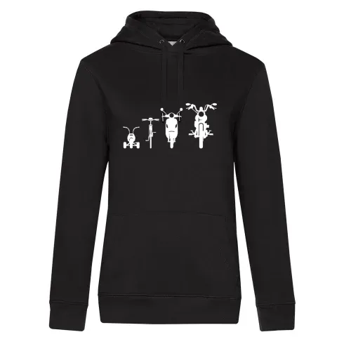 Motorrad Chopper Evolution Front 2.0 Frauen Hoodie Motorrad Chopper Evolution Front 2.0 Hoodie