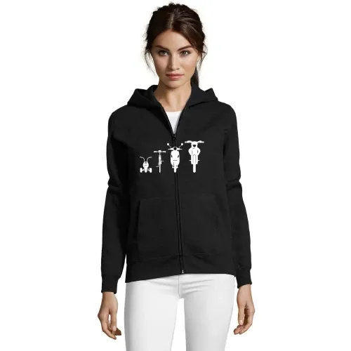 Motorrad Enduro Evolution Front 2.0 Frauen Hoodie