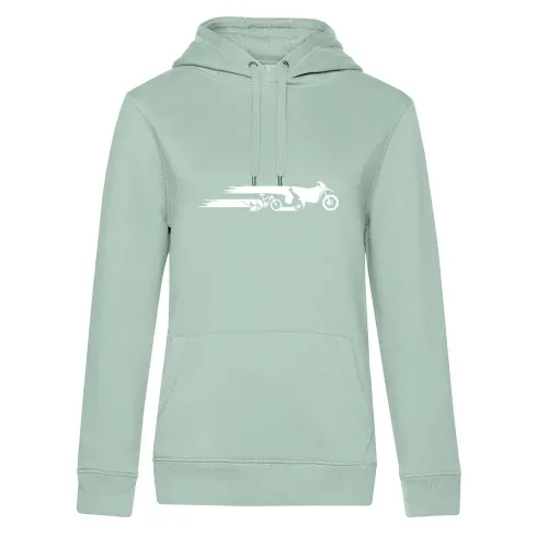 Motorrad Enduro Evolution Schweif Hoodie Frauen Queen Hooded