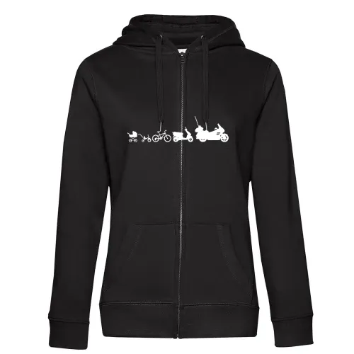 Motorrad Evolution Goldwing Frauen Hoodie