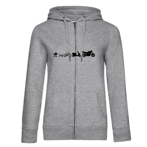 Motorrad Evolution Naked Bike Frauen Hoodie