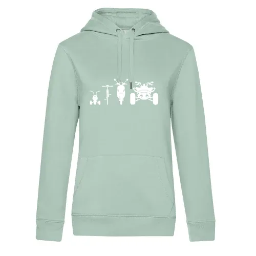 Motorrad Quad Evolution Front Frauen Hoodie