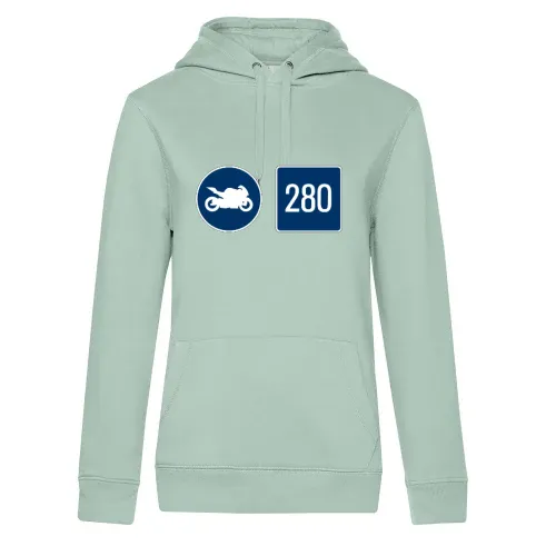 Motorrad Richtgeschwindigkeit Hoodie