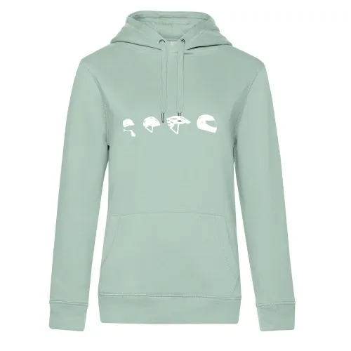 Motorradhelm Evolution Frauen Hoodie Motorradhelm Evolution Hoodie