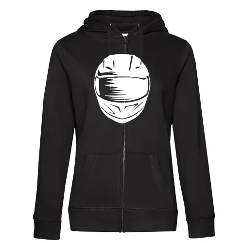 Motorradhelm Frauen Hoodie