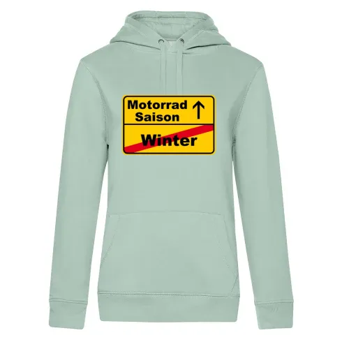 Motorradsaison vs. Winter Hoodie