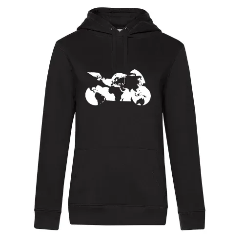 Motorradwelt Frauen Hoodie