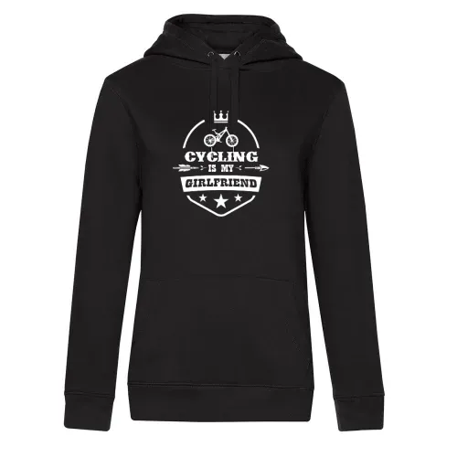 MTB Radfahrer Freundin Mountainbiker Fahrradfahrer Frauen Hoodie MTB Radfahrer Freundin Mountainbiker Fahrradfahrer Hoodie