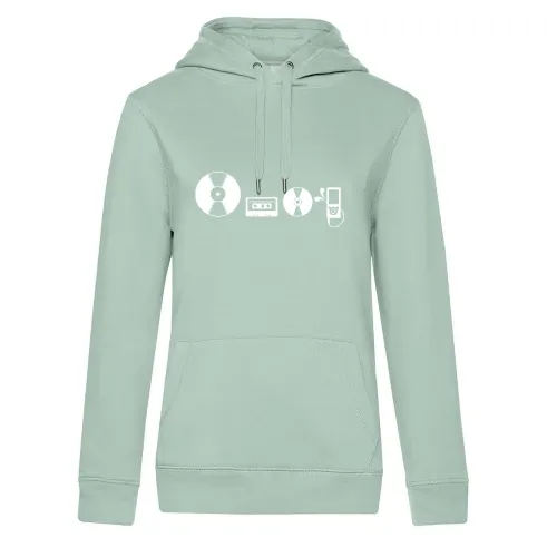 Music Evolution Frauen Hoodie