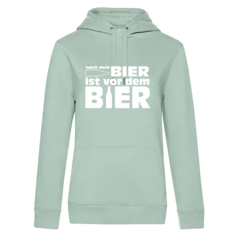 nach dem Bier ist vor dem Bier Hoodie Frauen Queen Hooded