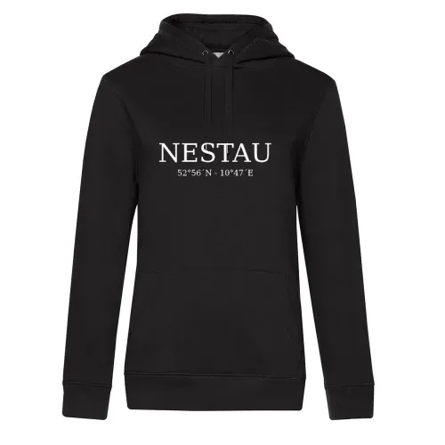 Nestau Koordinaten Frauen Hoodie Nestau Koordinaten Hoodie
