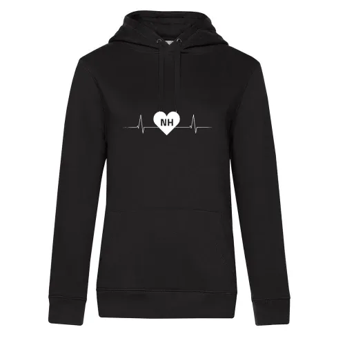 Neuhaus NH Nummernschild Herzschlag Frauen Hoodie Neuhaus NH Nummernschild Herzschlag Hoodie