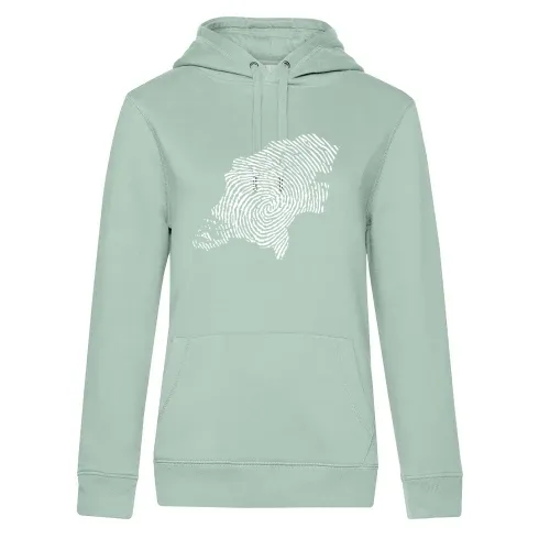 Niederlande Fingerabdruck Hoodie Frauen Queen Hooded