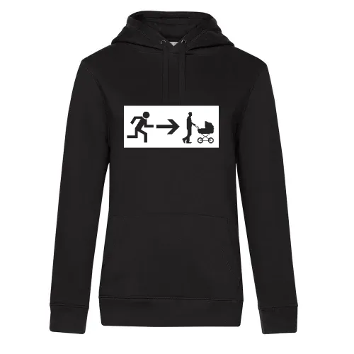 Notausgang Kinderwagen Hoodie