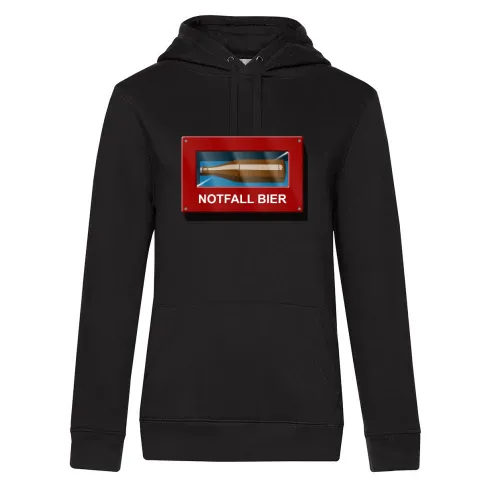 Notfall Bier Box Hoodie Frauen Queen Hooded