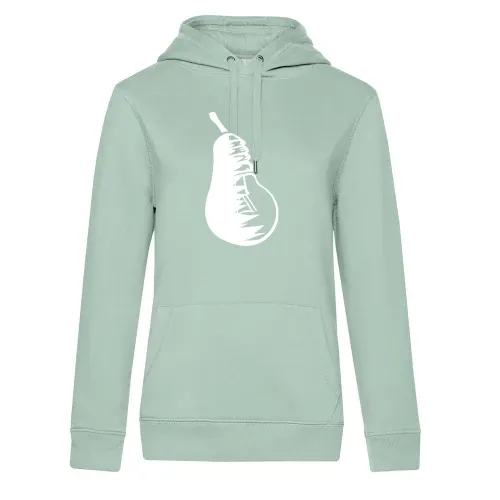 Obst Birne und Glühbirne Frauen Hoodie