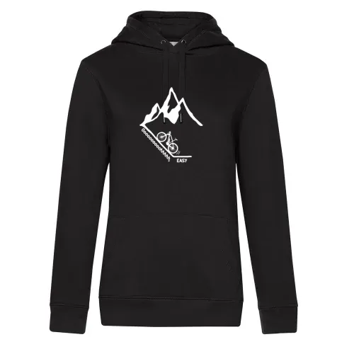 Oh Easy Ebiker am Berg E-Bike Radfahrer Hoodie Frauen Queen Hooded