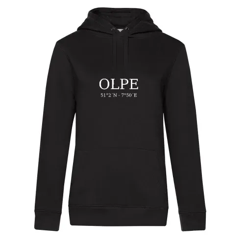 Olpe Koordinaten Hoodie Frauen Queen Hooded