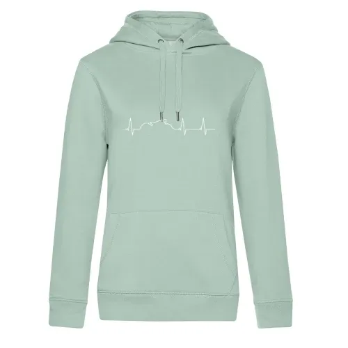 Oltimer Motorrad Herzschlag Hoodie
