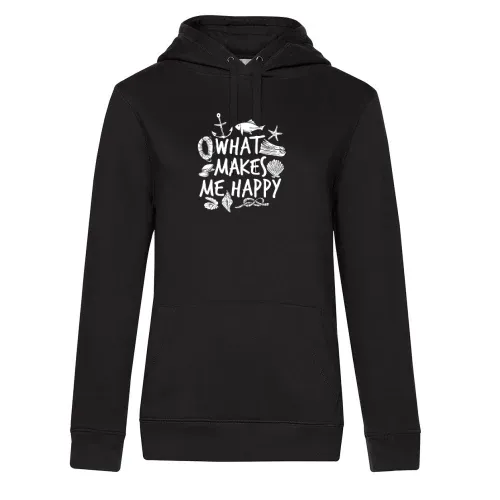 Ostsee Make Happy - Anker Moin Fisch Outfit Küste Frauen Hoodie Ostsee Make Happy - Anker Moin Fisch Outfit Küste Hoodie