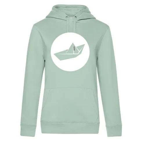 Papierschiff Origami Frauen Hoodie