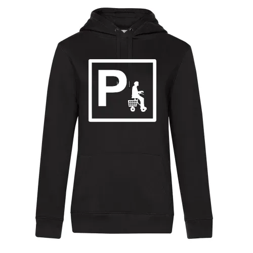 Parken mit Rollator 2 Hoodie Frauen Queen Hooded