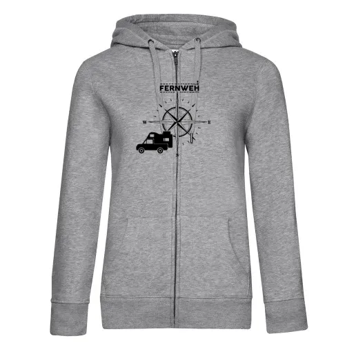 Pickup mit Wohnkabine Absetzkabine Fernweh Frauen Hoodie
