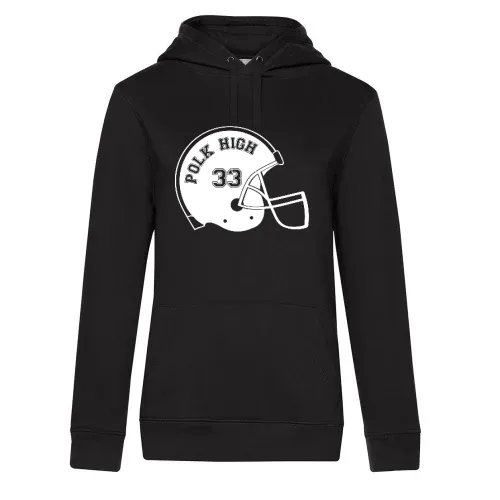 POLK HIGH Footballhelm Frauen Hoodie