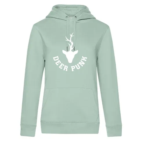 Punk Hirschgeweih Frauen Hoodie Punk Hirschgeweih Hoodie