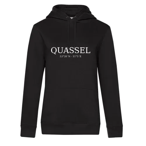 Quassel Koordinaten Frauen Hoodie Quassel Koordinaten Hoodie