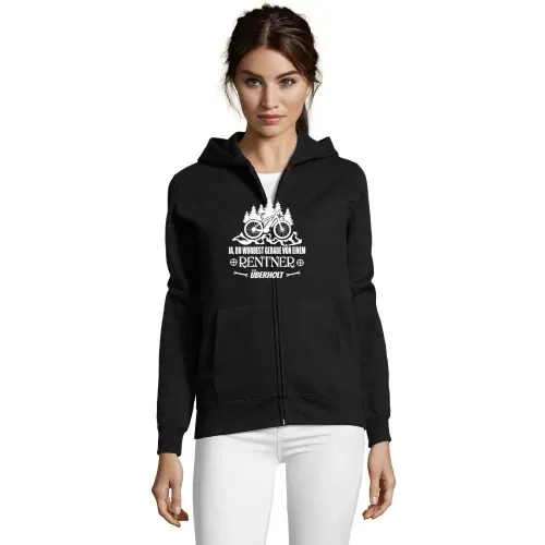 Radfahrer E-Bike Ruhestand Ebike Rentner Überholt Frauen Hoodie