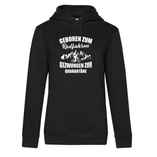 Radfahrer Fahrrad Quarantäne Fahrradfahrer Motiv Frauen Hoodie Radfahrer Fahrrad Quarantäne Fahrradfahrer Motiv Hoodie